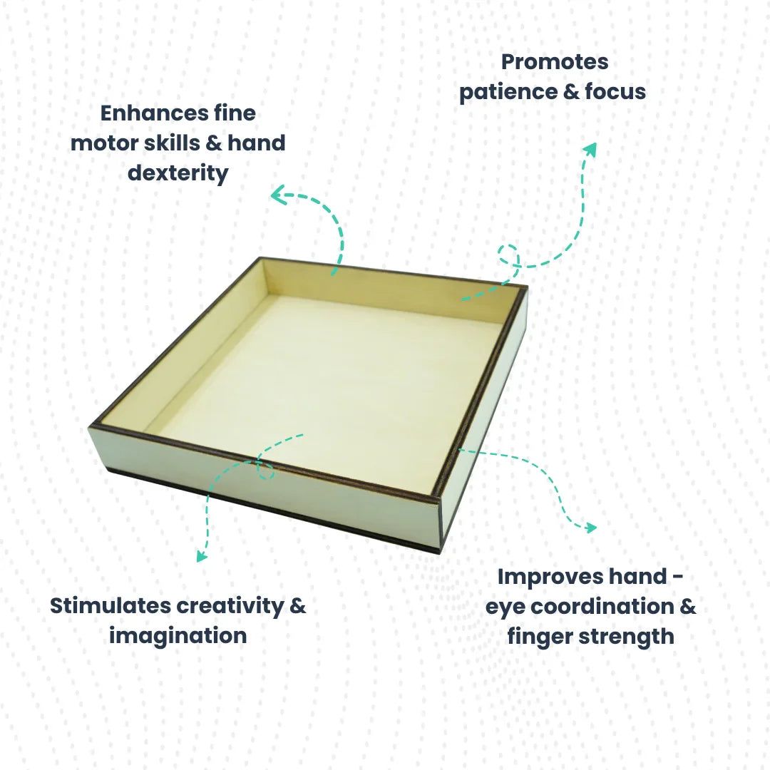 Wooden Tray For Kids