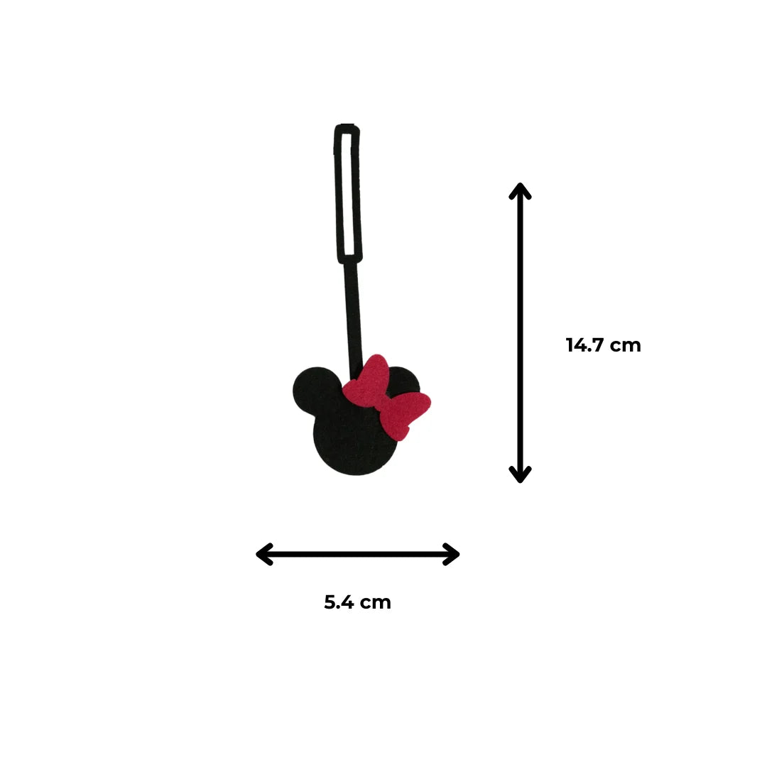Adorable Minnie & Micky Mouse Bag Charm Keychain Cute & Durable Charm for Bags, Keys, and Gifts