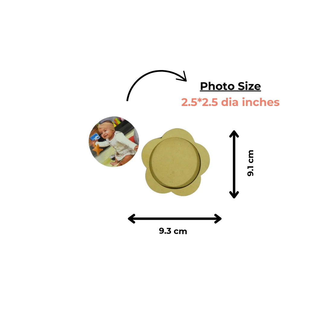 Fridge Magnet Photo Frames for Home Decor, Living room, Kitchen & Office Decoration|Sunflower