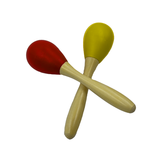 Pereyan Wooden Colorful Maracas Set of