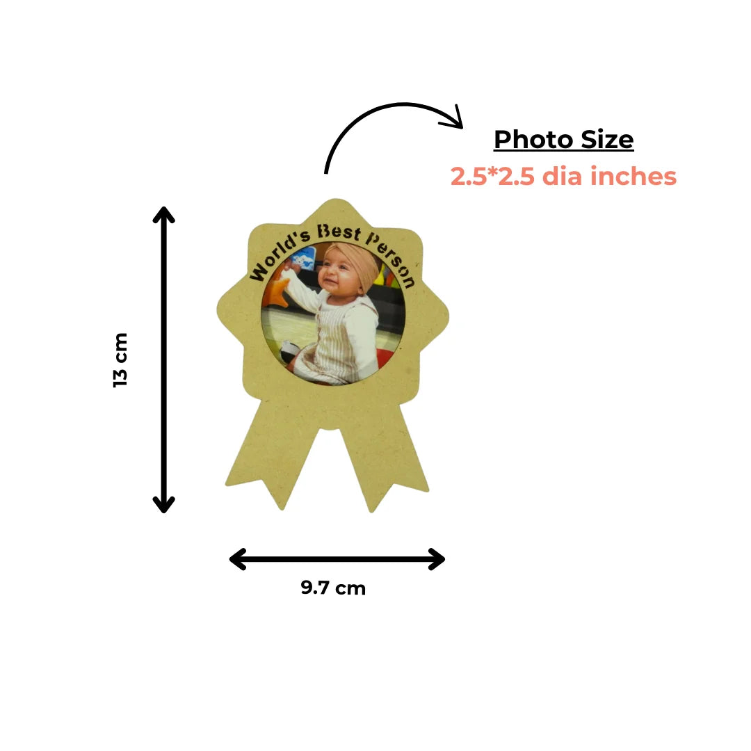 Fridge Magnet Photo Frames for Home Decor, Living room, Kitchen & Office Decoration|World's Best Person