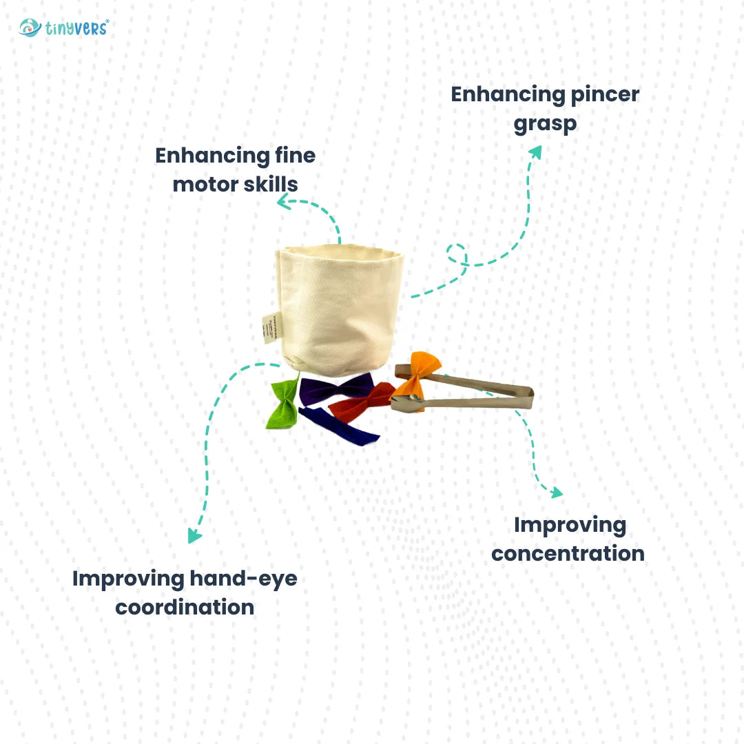 Pincer grasp objects & transfer