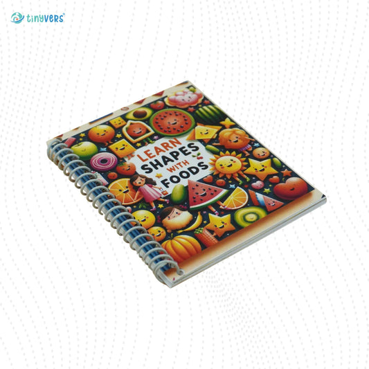 Learn Shapes with Foods Book