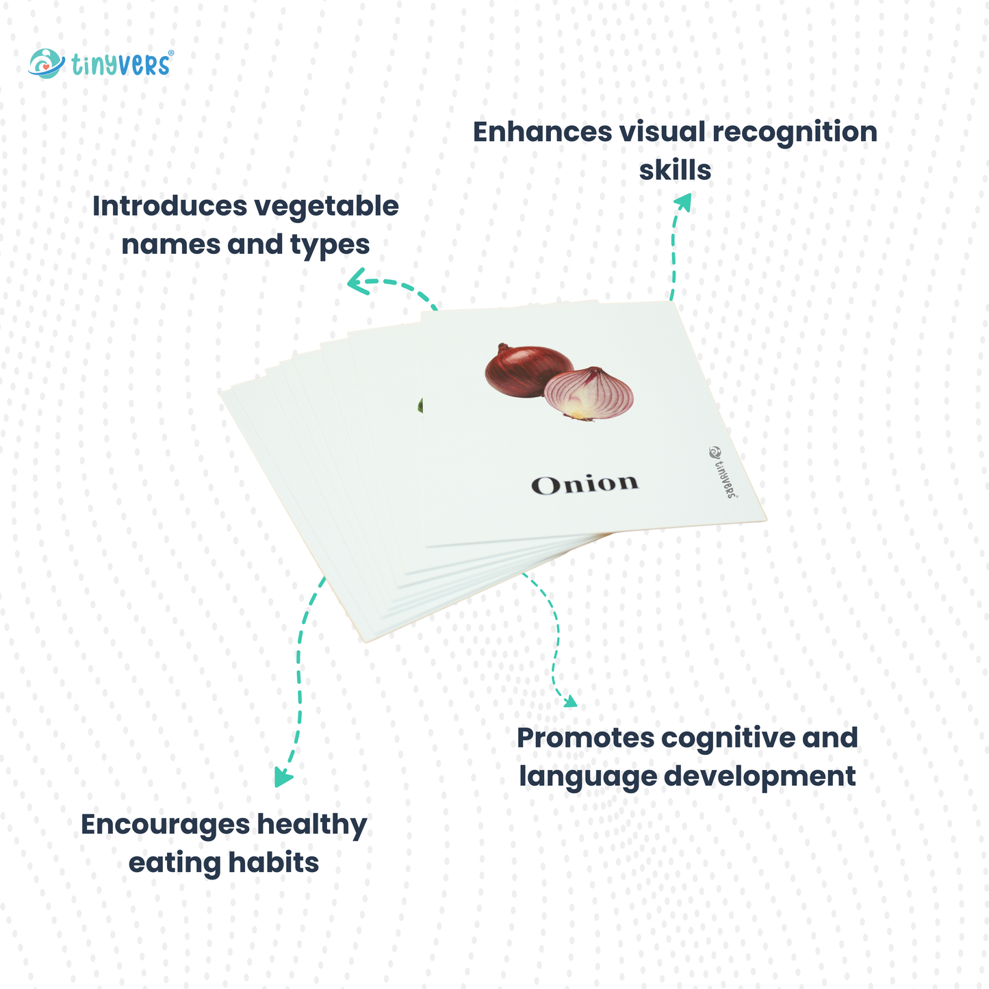 Vegetables Learning Cards