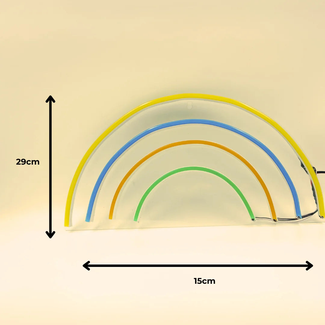 Small Rainbow Neon Light LED Strip For Wall Decor