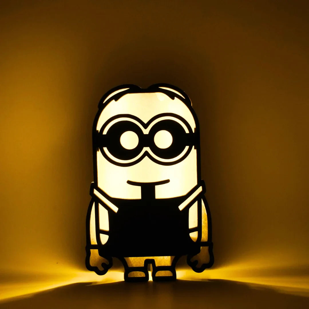 Cute Personalised Minion Night Lamp | Perfect for Birthday Gifts, Room Decor, Return Gifts