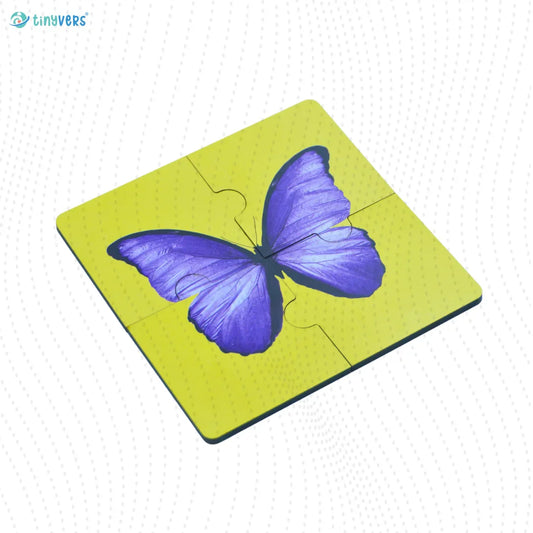 4 Piece puzzle-Butterfly