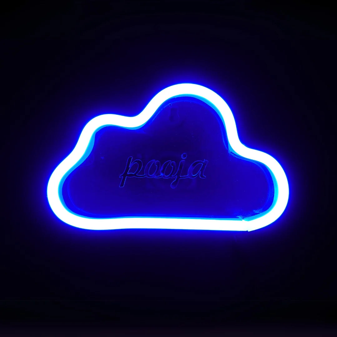 Cloud Neon light with Customized Name