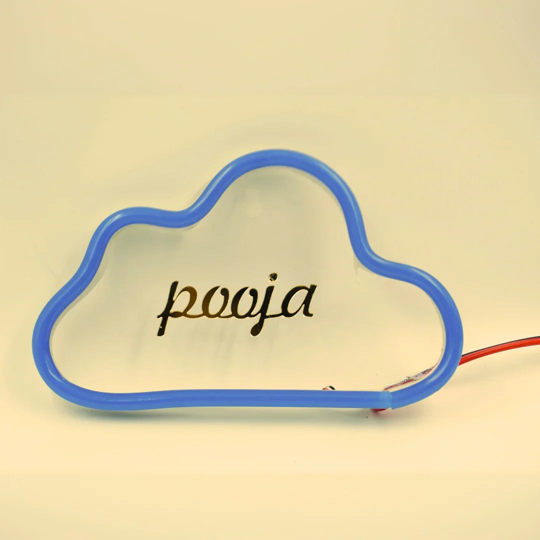 Cloud Neon light with Customized Name