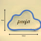 Cloud Neon light with Customized Name