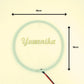 Circle Neon light with Customized Name