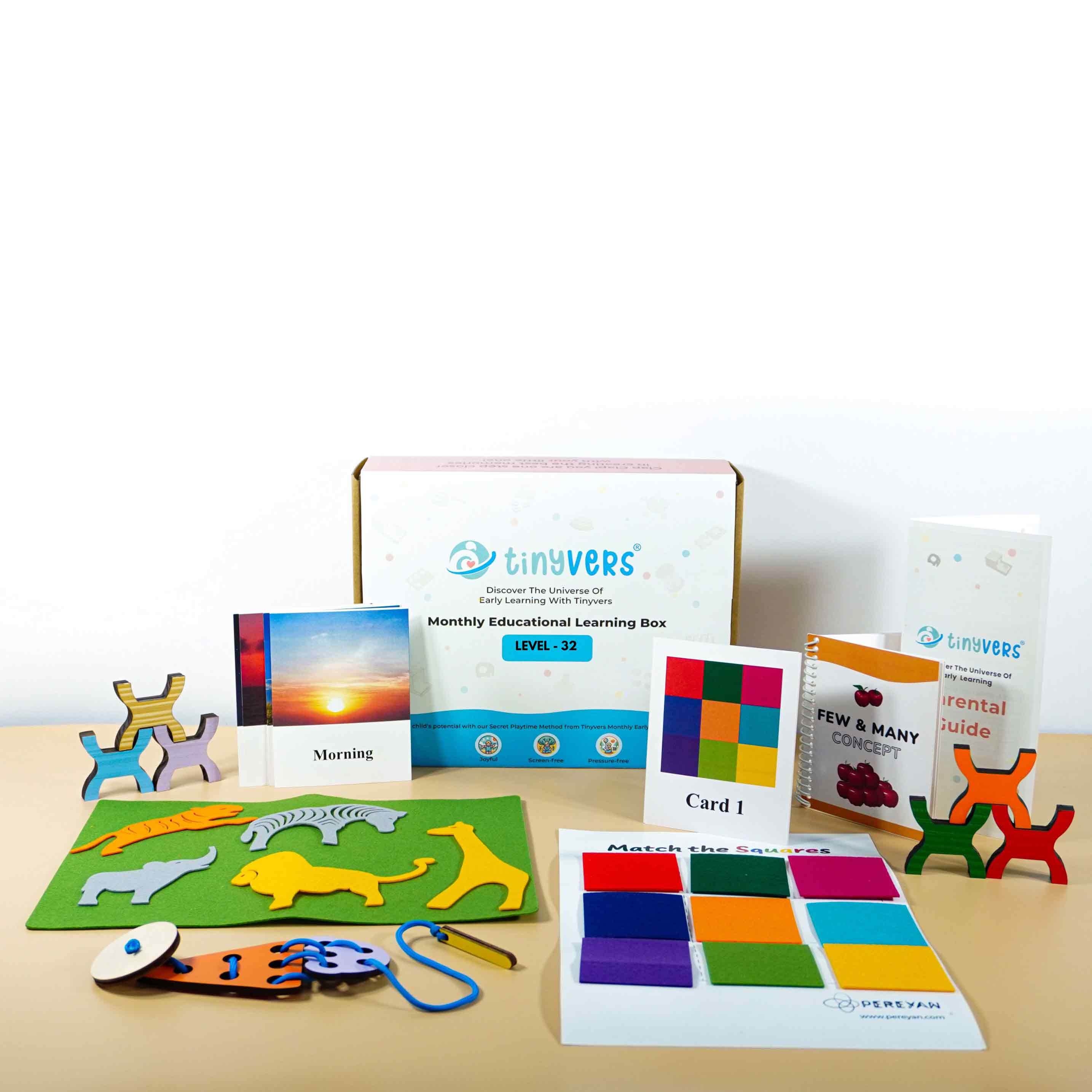 Month 32 : Monthly Educational Learning Box | Level 32 | Montessori Box