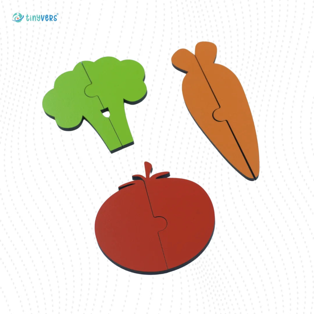 2 Piece Puzzle-Vegetables