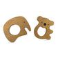 Koala bear & Elephant Shaped Wooden Teethers