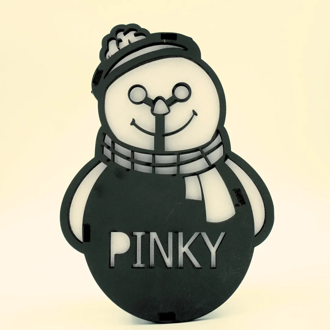 Cute Personalised Snowman Night Lamp | Perfect for Birthday Gifts, Room Decor, Return Gifts