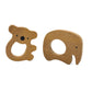 Koala bear & Elephant Shaped Wooden Teethers