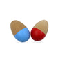 Red & Blue Wooden Egg Shakers