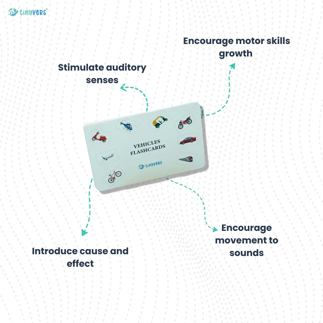 Vehichles flashcards for toddlers