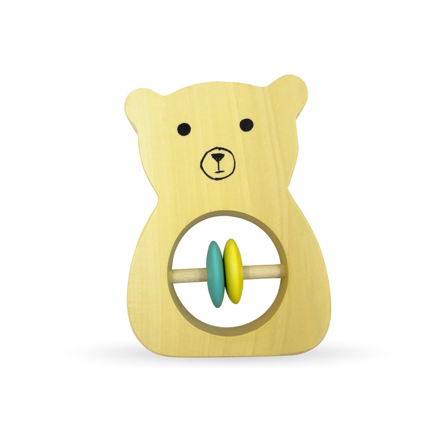 Koala Shaped Wooden Rattle