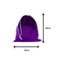 Cotton Drawstring bag Purple