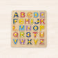 Wooden Alphabets learning Educational Puzzle board Activity Toy|Matching & Sorting Board Puzzle for Pre-School Toddler Baby|Birthday Gift for 3+