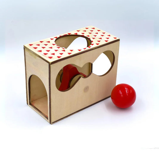 Wooden Montessori Ball Drop Box