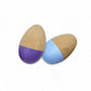 Blue & Purple Wooden Egg Shakers