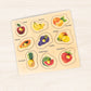 Wooden Fruits Puzzle Learning Educational Board For Kids| Early Childhood Development