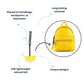 Adorable Plant (Lemon, Leaf, Flower) Bag Charm Keychain Cute & Durable Charm for Bags, Keys, and Gifts