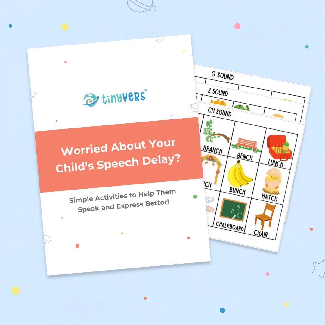 Speech Development Delay Learning Printable Cards & Checklist Activities for Kids| Instant Downloadable