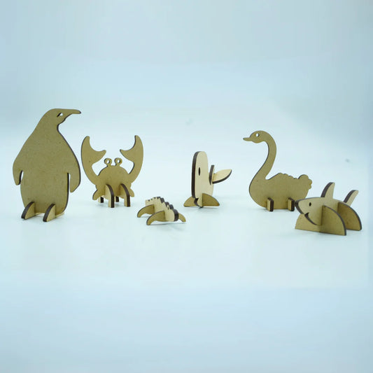 3D Water Animals Puzzle Learning For Toddlers, Educational Toy For Pre-School And Montessori Kids