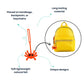 Adorable Animal Crab & Tortoise Bag Charm Keychain Cute & Durable Charm for Bags, Keys, and Gifts