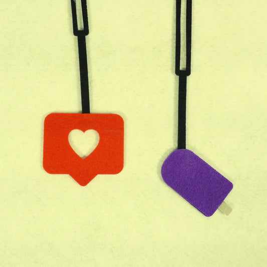 Adorable Icecream & Like Button Bag Charm Keychain Cute & Durable Charm for Bags, Keys, and Gifts