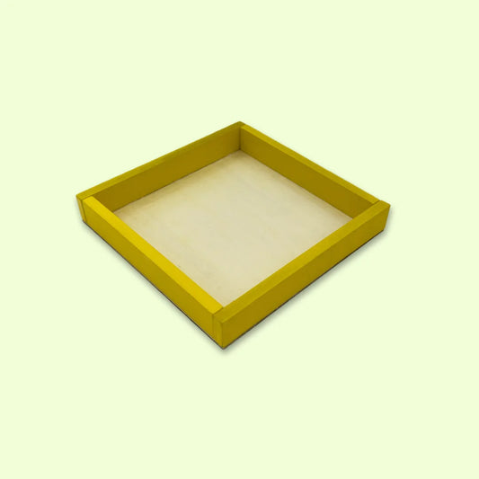 Yellow Wooden Tray